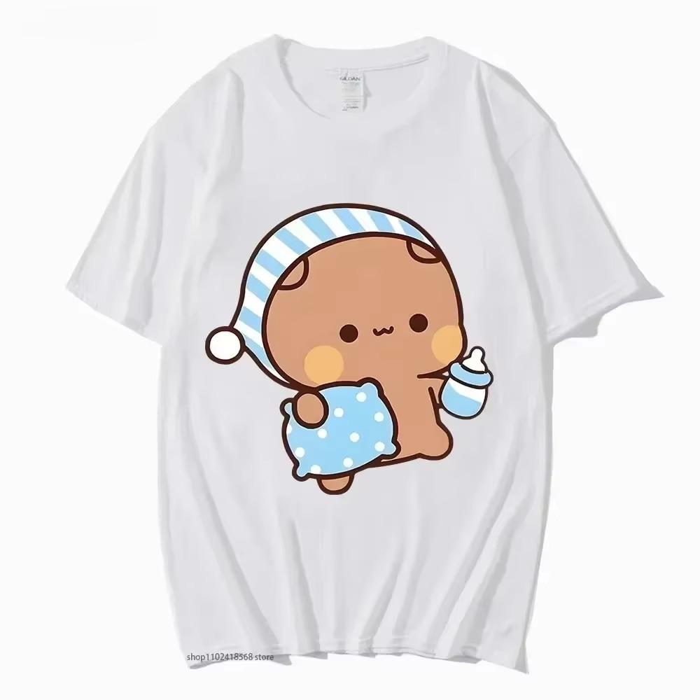 Couple Tshirt Kawaii Cute BuBu Panda Going To Sleep with DuDu Bear Graphic Tshirt Women Clothes Sleeve Tops Tee Women s Clothing M
Couple Tshirt Kawaii Cute BuBu Panda Going To Sleep with DuDu Bear Graphic Tshirt Women Clothes Sleeve Tops Tee Women s Clothing M