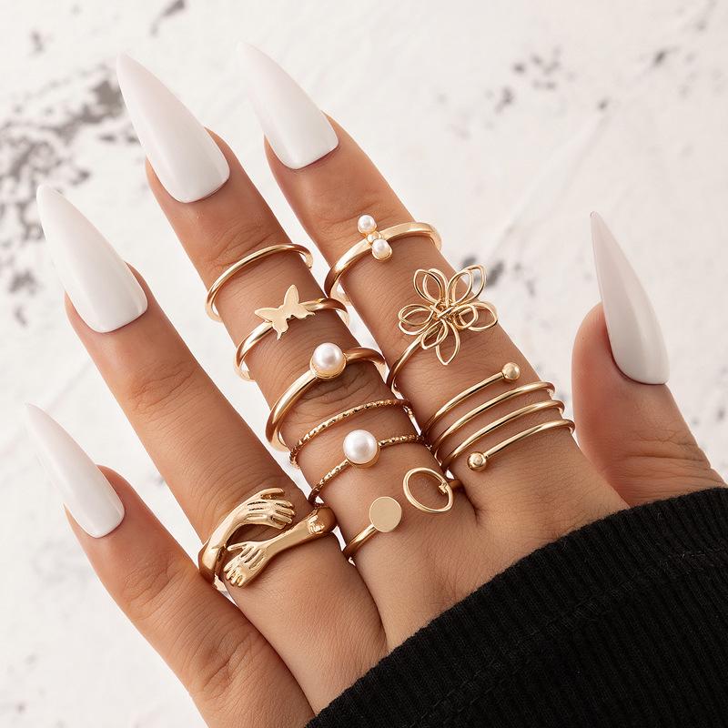European and American New Boho Butterfly Ring Set Geometric Simple Hollow Nine Piece Ring Set
European and American New Boho Butterfly Ring Set Geometric Simple Hollow Nine Piece Ring Set