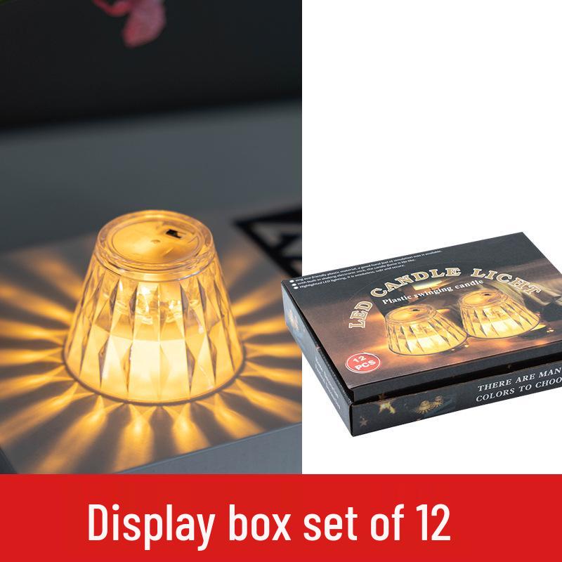 Мини светодиодная настольная лампа - Романтический ночник, Теплый световой проектор для рождественского декора 1.5V
Мини светодиодная настольная лампа - Романтический ночник, Теплый световой проектор для рождественского декора 1.5V