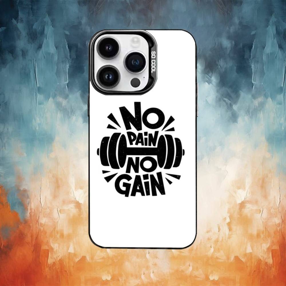 No Pain No Gain Gym Phone Case Color Silver Shell For IPhone 17 16 15 14 13 12 11 Pro Max Plus iPhone14Pro
No Pain No Gain Gym Phone Case Color Silver Shell For IPhone 17 16 15 14 13 12 11 Pro Max Plus iPhone14Pro