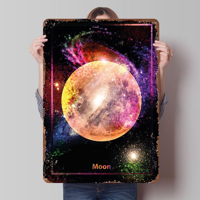 Colorful Moon in Space Metal Poster Customized Wall Art Retro Vintage Tinplate Signs for Room Decoration Gaming Office Decor 7.9x11.8In(20x30cm)
Colorful Moon in Space Metal Poster Customized Wall Art Retro Vintage Tinplate Signs for Room Decoration Gaming Office Decor 7.9x11.8In(20x30cm)