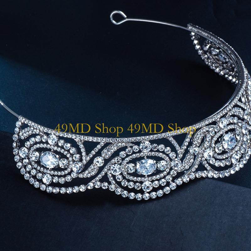49MD Rhinestones Crown Zirconia Crystal Beads Hair Hoop Bridal Wedding Hair Accessories Pageant Prom Princess Headpieces China Mainland
49MD Rhinestones Crown Zirconia Crystal Beads Hair Hoop Bridal Wedding Hair Accessories Pageant Prom Princess Headpieces China Mainland