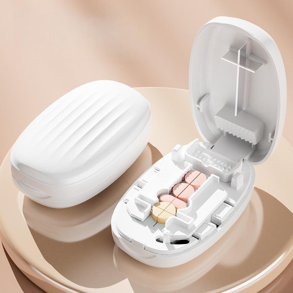New Mini Pill Storage Box 1/2 1/4 Accurate Cutting Anti-slip Pill Cutter Case Stainless Steel Blade Vitamin Splitter Outdoor Use білий
New Mini Pill Storage Box 1/2 1/4 Accurate Cutting Anti-slip Pill Cutter Case Stainless Steel Blade Vitamin Splitter Outdoor Use білий