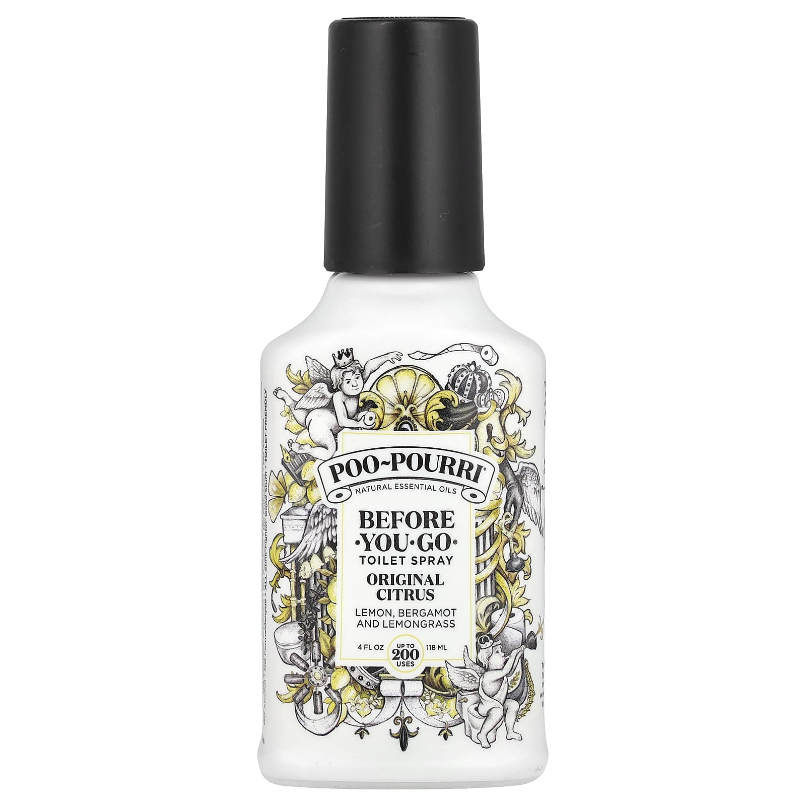 Poo-Pourri, Спрей для туалета Перед тем, как пойти, Оригинальный цитрус, 118 мл (4 жидких унции)
Poo-Pourri, Спрей для туалета Перед тем, как пойти, Оригинальный цитрус, 118 мл (4 жидких унции)
