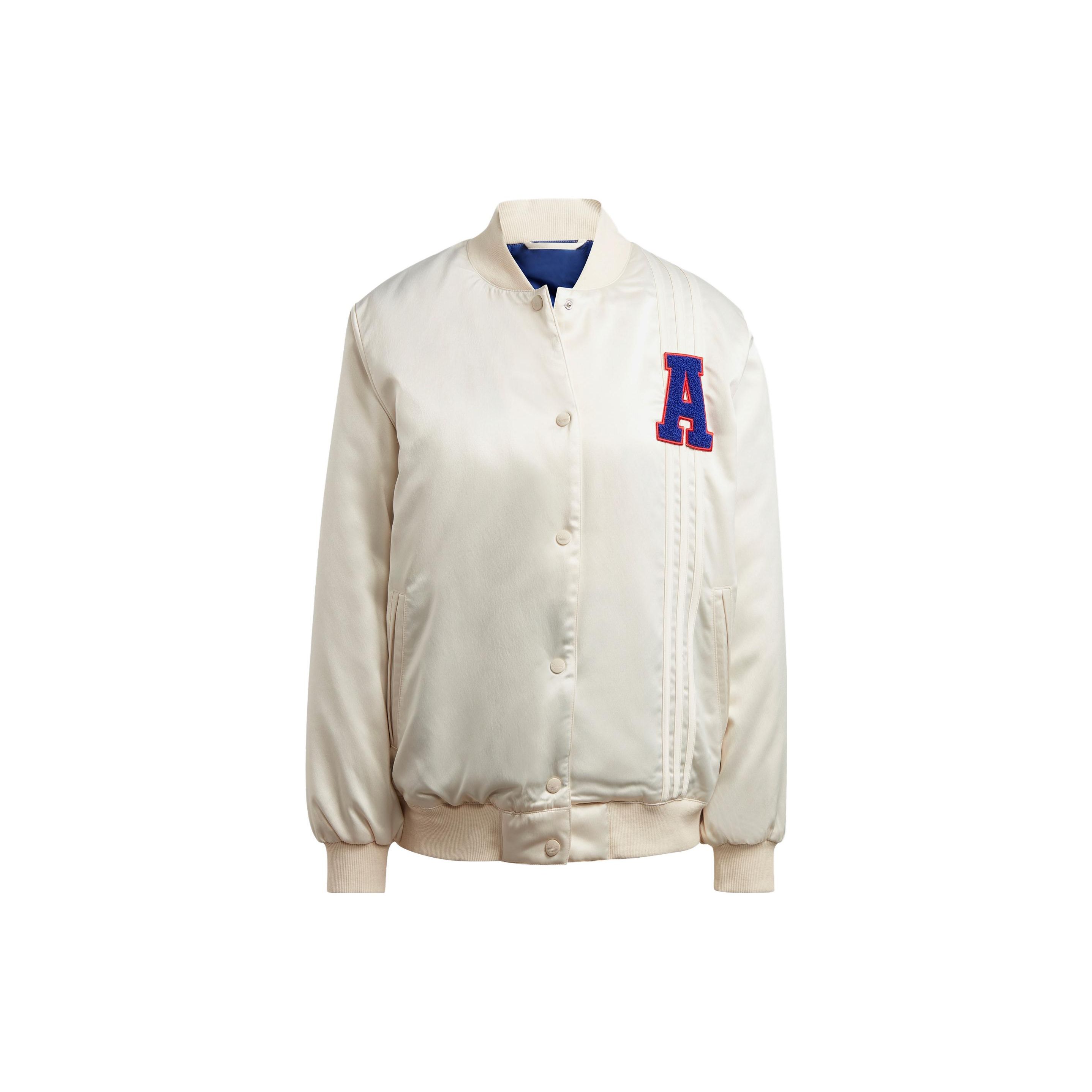 Adidas Originals Satin Collegiate Jacket Letter Patch Sports Loose Long Sleeve Jacket Women Jacket White IC5215 L
Adidas Originals Satin Collegiate Jacket Letter Patch Sports Loose Long Sleeve Jacket Women Jacket White IC5215 L