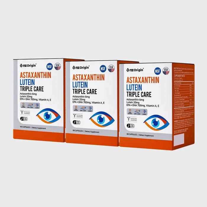 Astaxanthin Lutein Triple Care (60 capsules) X 3 bottles
Astaxanthin Lutein Triple Care (60 capsules) X 3 bottles