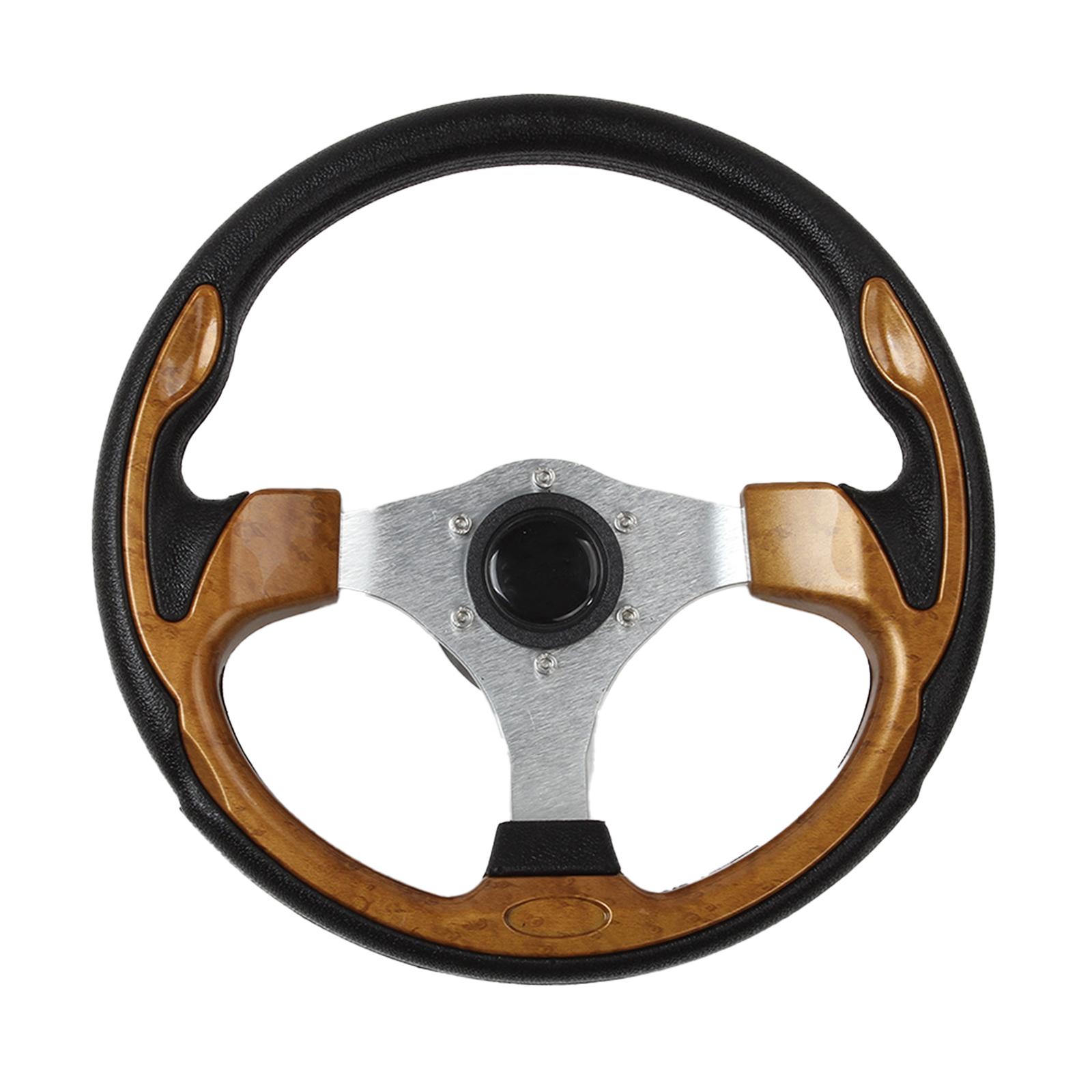Marine Steering Wheel Marine Steering System Nondirectional 3 Spoke 35cm for коричневий
Marine Steering Wheel Marine Steering System Nondirectional 3 Spoke 35cm for коричневий