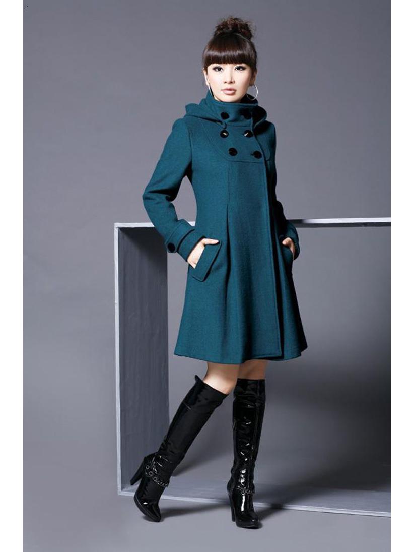 Women s Double-Breasted Hooded Wool Cape Trench Coat L
Women s Double-Breasted Hooded Wool Cape Trench Coat L