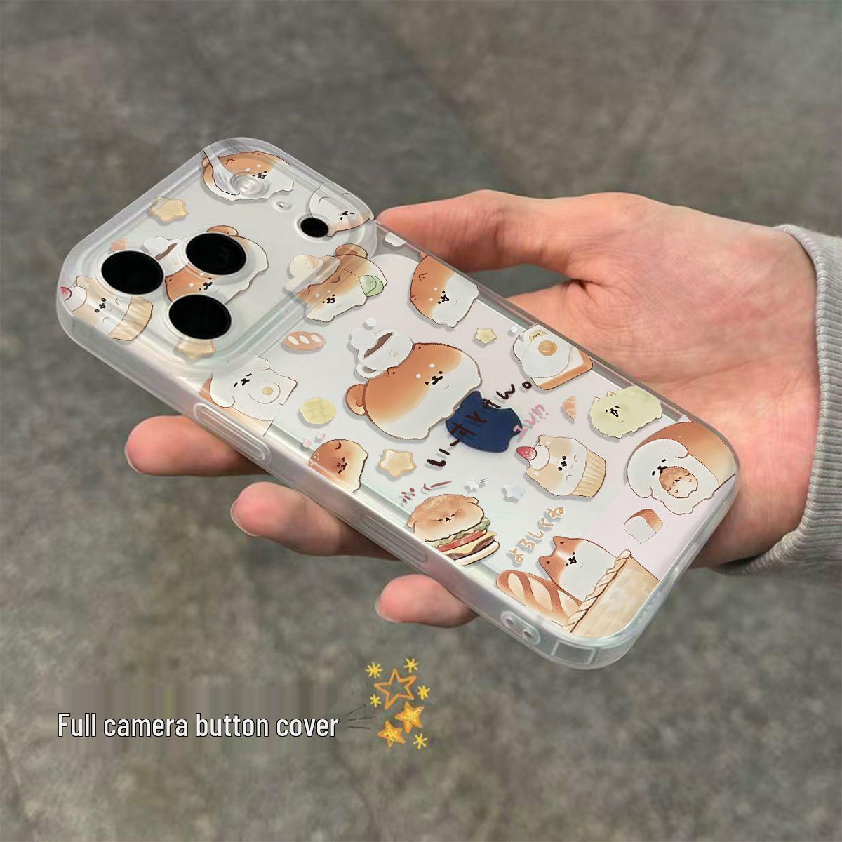 Cute Dessert Puppy One-Piece Transparent Phone Case for Apple 11/14/15/16/17 Apple 16 Plus
Cute Dessert Puppy One-Piece Transparent Phone Case for Apple 11/14/15/16/17 Apple 16 Plus