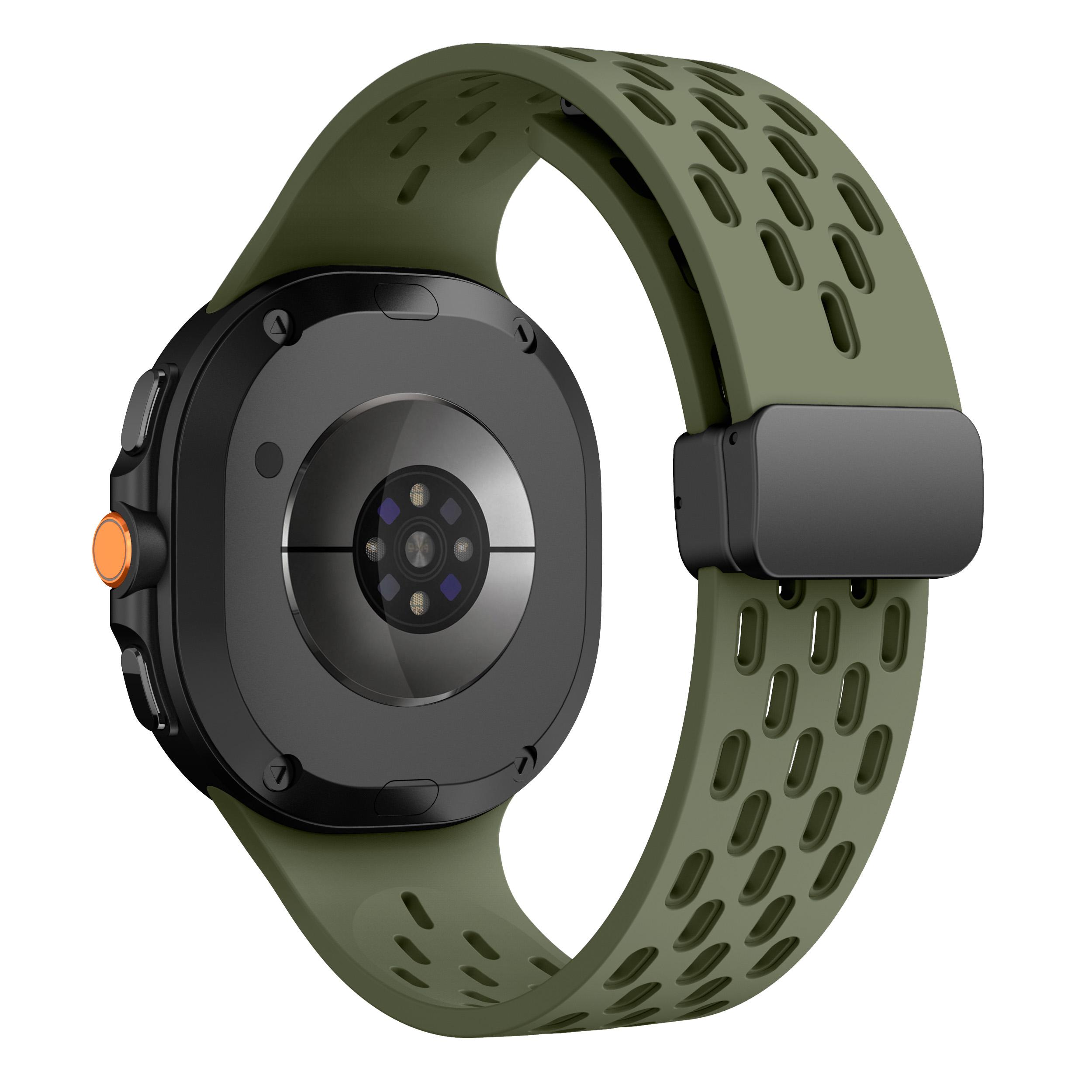 Silicone Strap for Samsung Galaxy Watch 8 40mm 44mm Magnetic Buckle No Gaps Band for Samsung Galaxy Watch 8 Classic 46mm band Galaxy 8 44mm армія зелений колір
Silicone Strap for Samsung Galaxy Watch 8 40mm 44mm Magnetic Buckle No Gaps Band for Samsung Galaxy Watch 8 Classic 46mm band Galaxy 8 44mm армія зелений колір