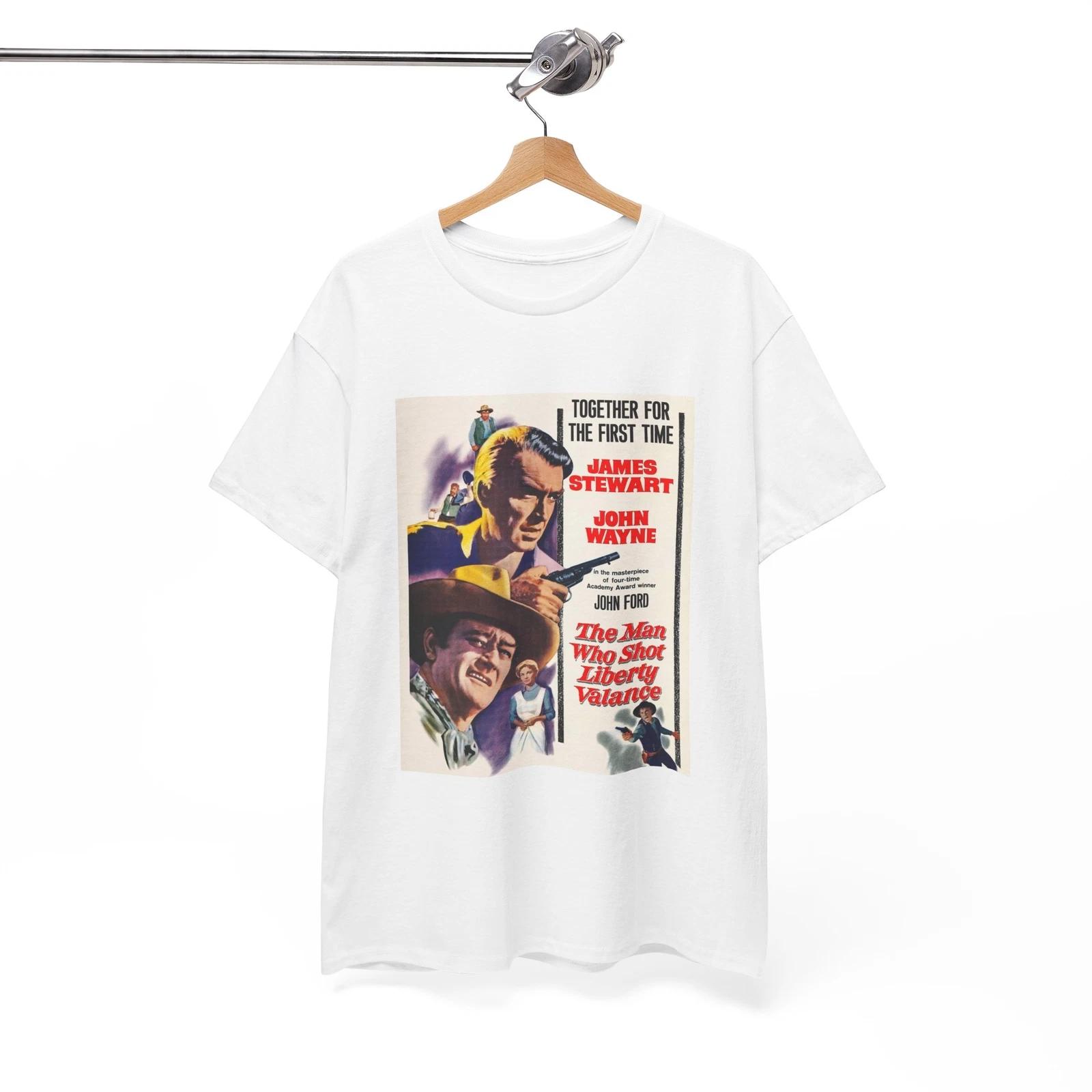The Man Who Shot Liberty Valance Tshirt Vintage Poster Unisex Heavy Cotton Tee 3 XL
The Man Who Shot Liberty Valance Tshirt Vintage Poster Unisex Heavy Cotton Tee 3 XL