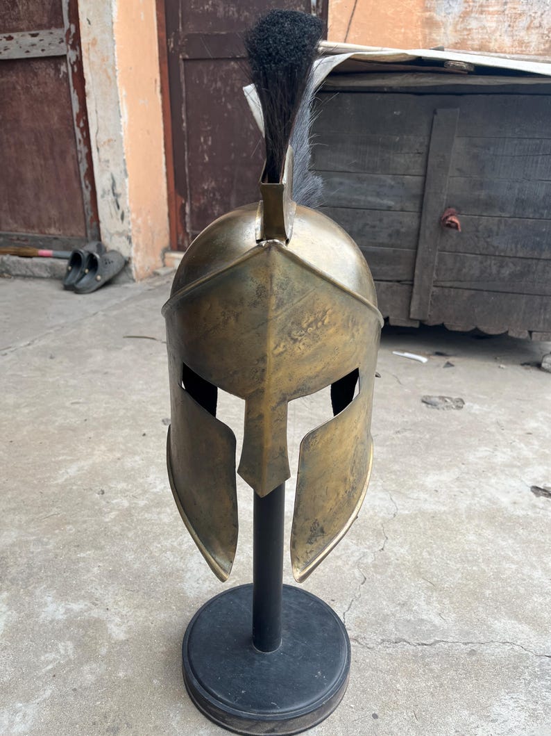 Spartan Helmet for Role Play King Leonidas Helmet | 300 Movie Fully Functional Helmet | Great Spartan Warrior Helmet M
Spartan Helmet for Role Play King Leonidas Helmet | 300 Movie Fully Functional Helmet | Great Spartan Warrior Helmet M