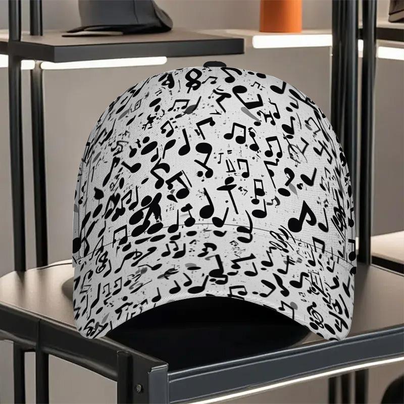 Classic Baseball Cap Featuring a Music Notes Design a Fashionable Adjustable Duckbill Hat That Is Easy to Fit And Comfortable
Classic Baseball Cap Featuring a Music Notes Design a Fashionable Adjustable Duckbill Hat That Is Easy to Fit And Comfortable