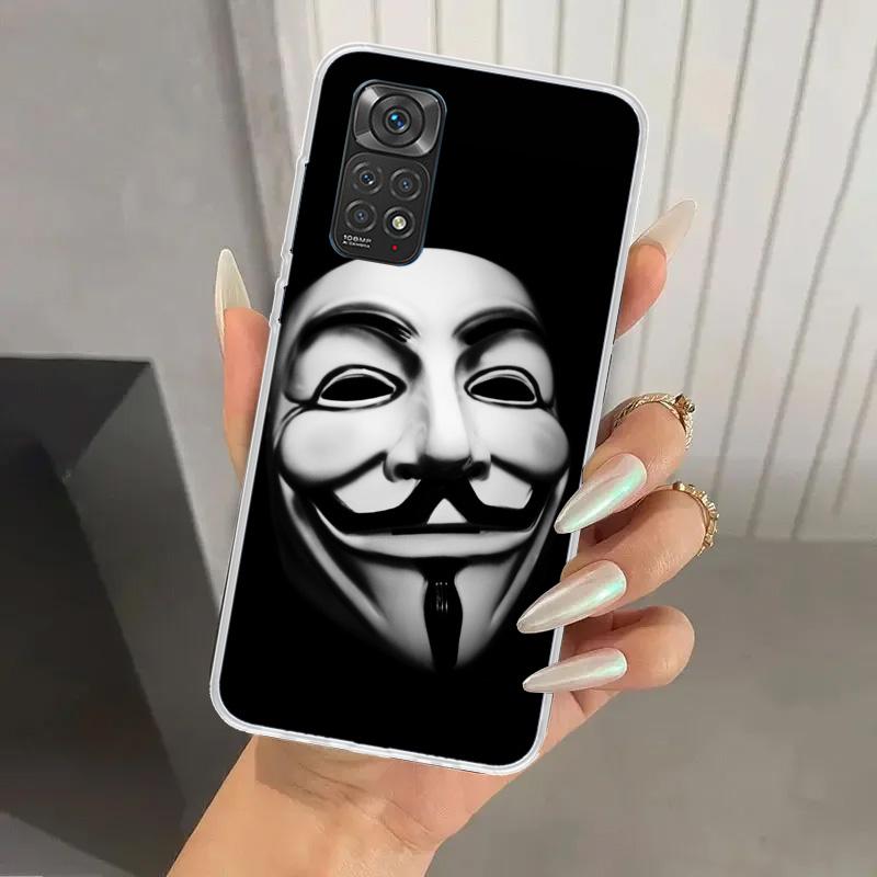 Anonymous V Mask Phone Case for Xiaomi Redmi Note 15 14 14S 13 12S 12 Pro 11S 11 Plus 11T 11E 10S Soft Funda Print Shell Redmi N Note 14 Pro Plus
Anonymous V Mask Phone Case for Xiaomi Redmi Note 15 14 14S 13 12S 12 Pro 11S 11 Plus 11T 11E 10S Soft Funda Print Shell Redmi N Note 14 Pro Plus