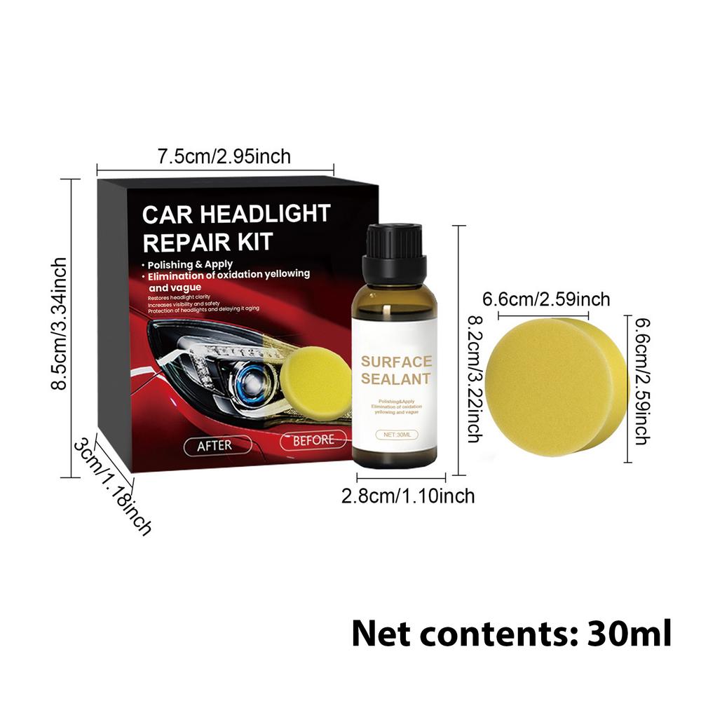 Car Headlight Repair Fluid 30ml Restore And Protect Liquid Protective Polishing Renovation Liquid Lens Scratch Repair Polish
Car Headlight Repair Fluid 30ml Restore And Protect Liquid Protective Polishing Renovation Liquid Lens Scratch Repair Polish