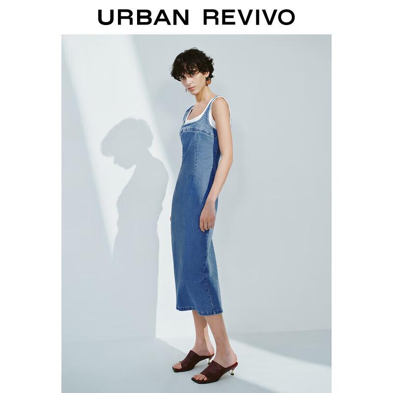 UR Women s 2025 Spring Retro Faux Two-Piece Denim Dress M
UR Women s 2025 Spring Retro Faux Two-Piece Denim Dress M