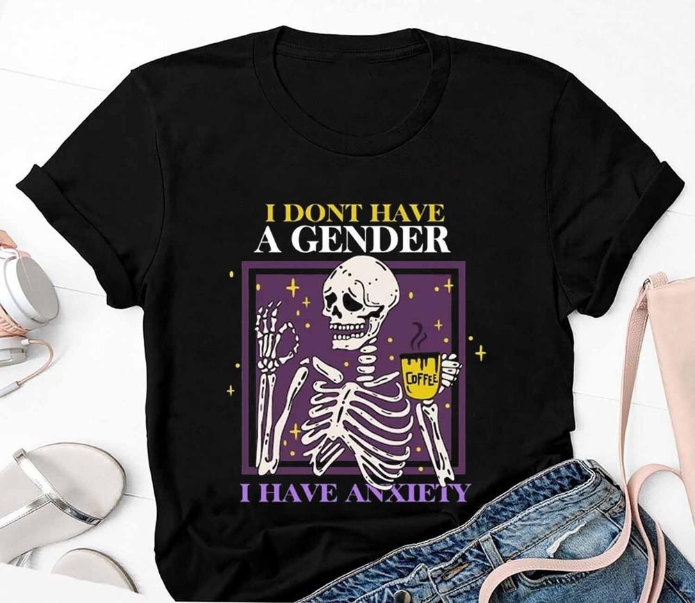 Non Binary Pride Shirt Genderqueer Skeleton I Dont Have a Gender Shirt Unisex T-Shirt XXXXL
Non Binary Pride Shirt Genderqueer Skeleton I Dont Have a Gender Shirt Unisex T-Shirt XXXXL