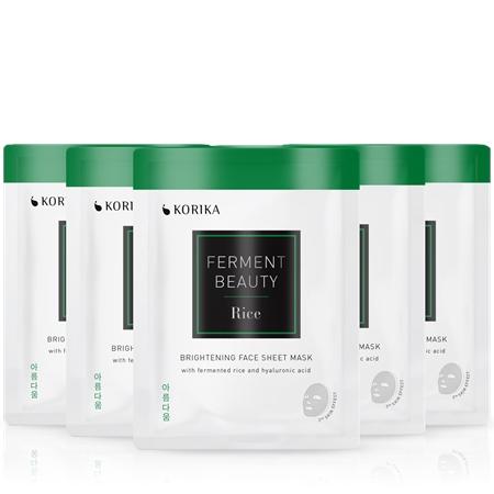 Набор Korika Fermentbeauty из 5 осветляющих тканевых масок для лица с ферментированным рисом и гиалуроновой кислотой. Набор масок для лица со скидкой. TU прозрачный
Набор Korika Fermentbeauty из 5 осветляющих тканевых масок для лица с ферментированным рисом и гиалуроновой кислотой. Набор масок для лица со скидкой. TU прозрачный