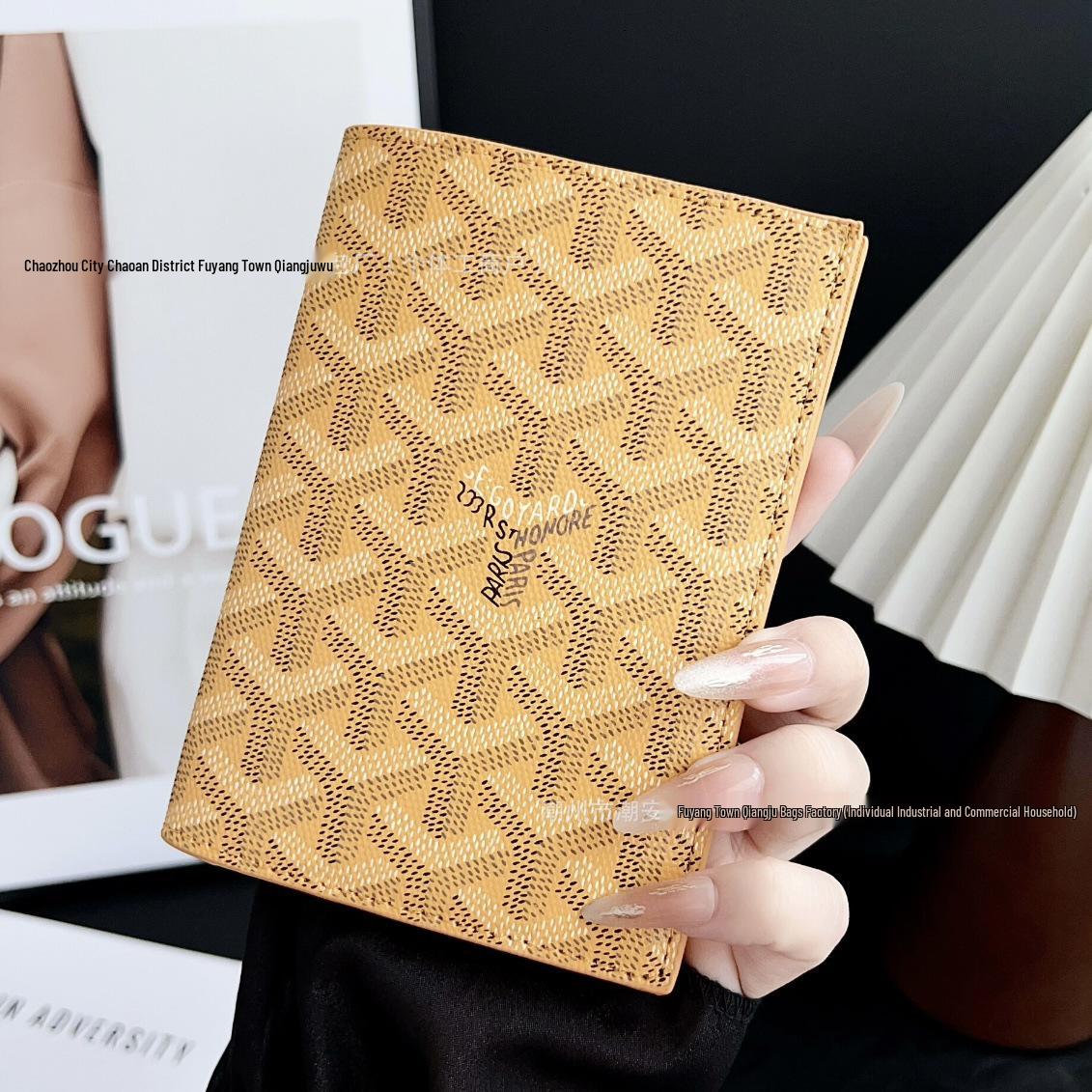 Goya Unisex Passport Holder & Travel Organizer - Protective Dogtooth Cover & Wallet No Packaging
Goya Unisex Passport Holder & Travel Organizer - Protective Dogtooth Cover & Wallet No Packaging