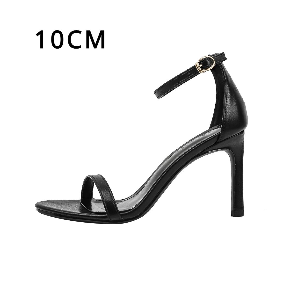 Женские летние сексуальные нишевые сандалии на шпильке с черными полосками на высоком каблуке в сказочном стиле 35
Женские летние сексуальные нишевые сандалии на шпильке с черными полосками на высоком каблуке в сказочном стиле 35