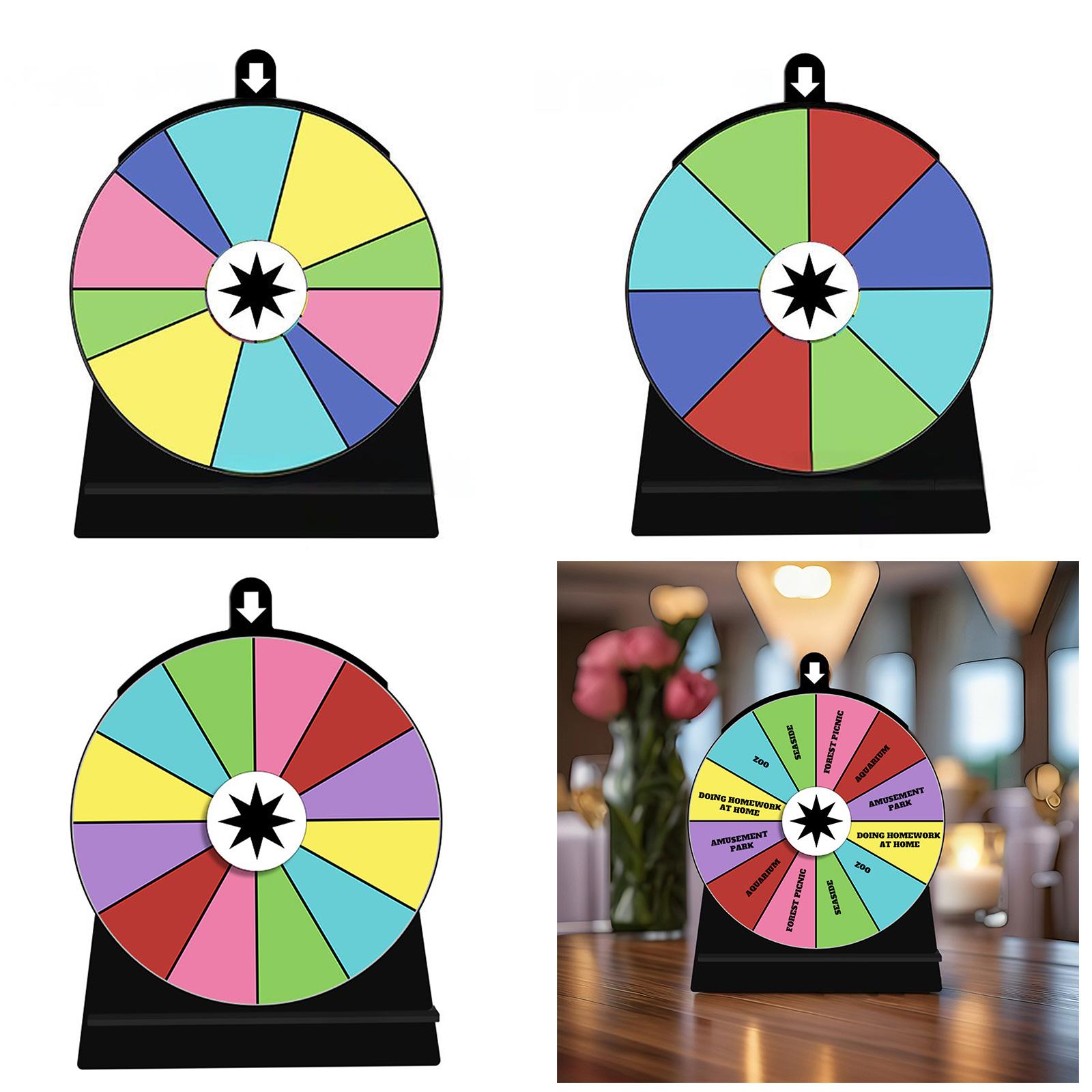 Party Game Spin Wheel with Stand Rainbow Prize Wheel for Fun Tabletop Game Erasable Acrylic Board Fortune Game C
Party Game Spin Wheel with Stand Rainbow Prize Wheel for Fun Tabletop Game Erasable Acrylic Board Fortune Game C