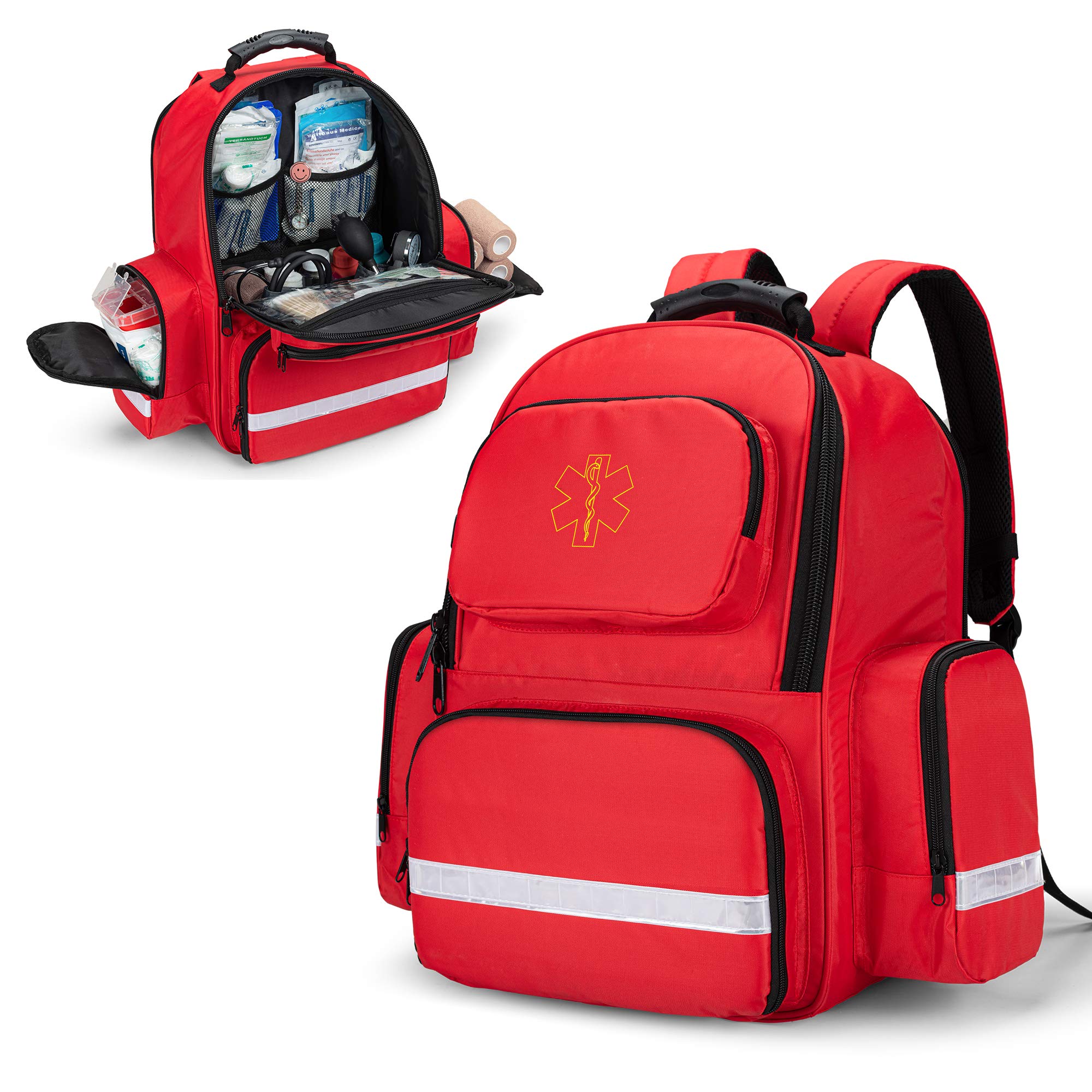 Рюкзак для надзвичайних ситуацій Trunab, Аварійна сумка, Медичний рюкзак, Готовність до катастроф, Медична сумка великої місткості (Червоний)
Рюкзак для надзвичайних ситуацій Trunab, Аварійна сумка, Медичний рюкзак, Готовність до катастроф, Медична сумка великої місткості (Червоний)