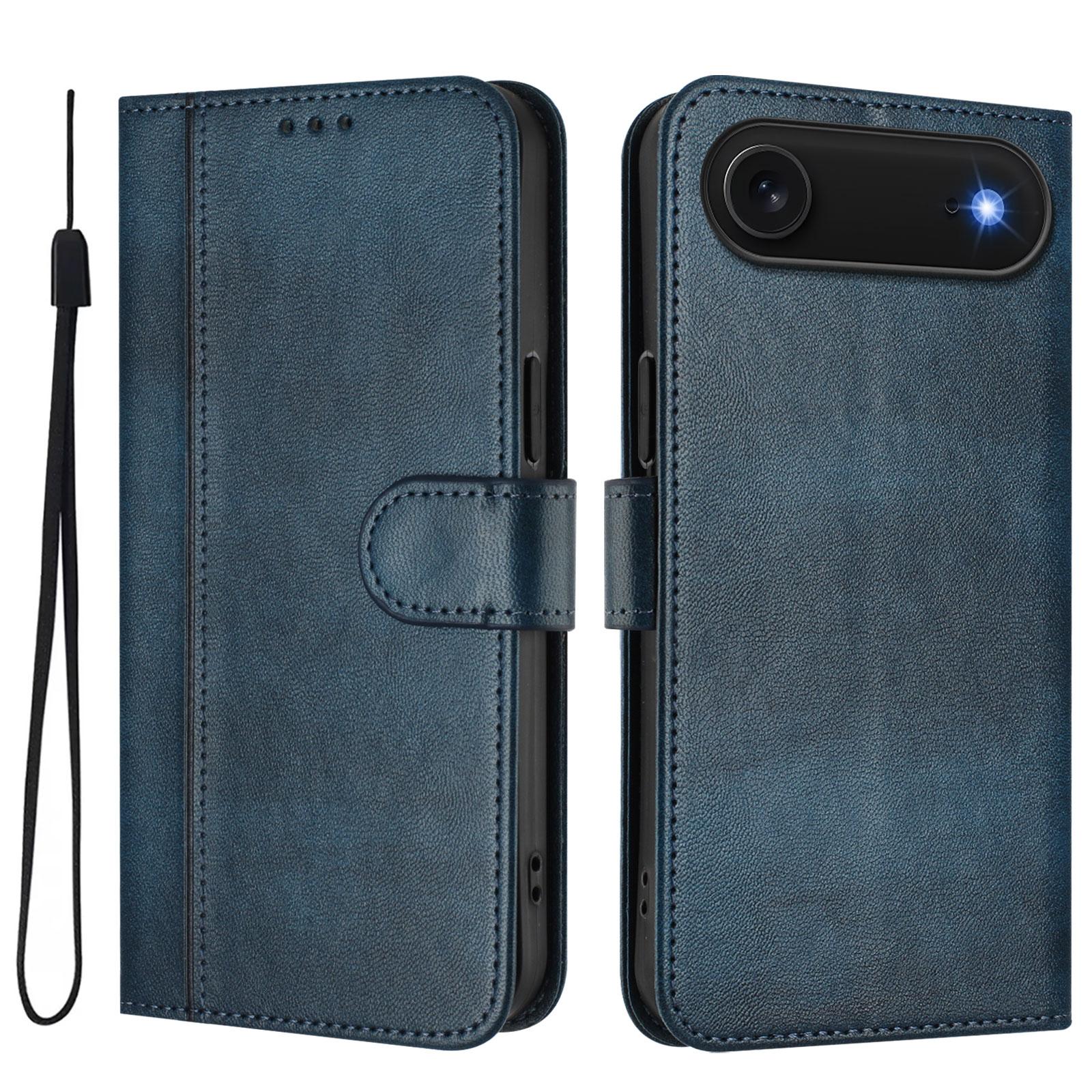 For iPhone 17 Air Cases Wallet Stand Retro Texture Leather Phone Cover with Lanyard Blue
For iPhone 17 Air Cases Wallet Stand Retro Texture Leather Phone Cover with Lanyard Blue