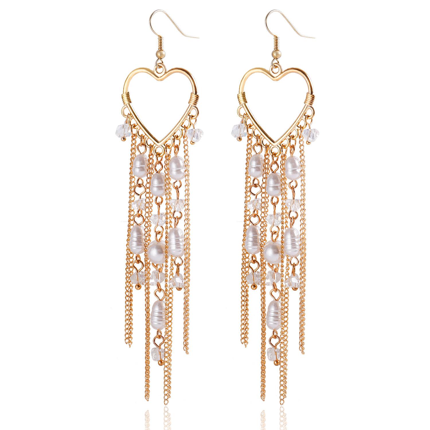 European and American fashion exaggerated full diamond fringed earrings temperament love long earrings Internet celebrity earrings show face thin
European and American fashion exaggerated full diamond fringed earrings temperament love long earrings Internet celebrity earrings show face thin