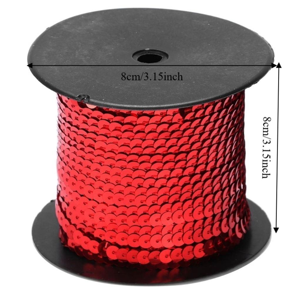 1pcs 6mm Width Flat Sequin Strip Round Flat Shape Glitter Ribbon Sequin Trim Crafts Projects красный
1pcs 6mm Width Flat Sequin Strip Round Flat Shape Glitter Ribbon Sequin Trim Crafts Projects красный