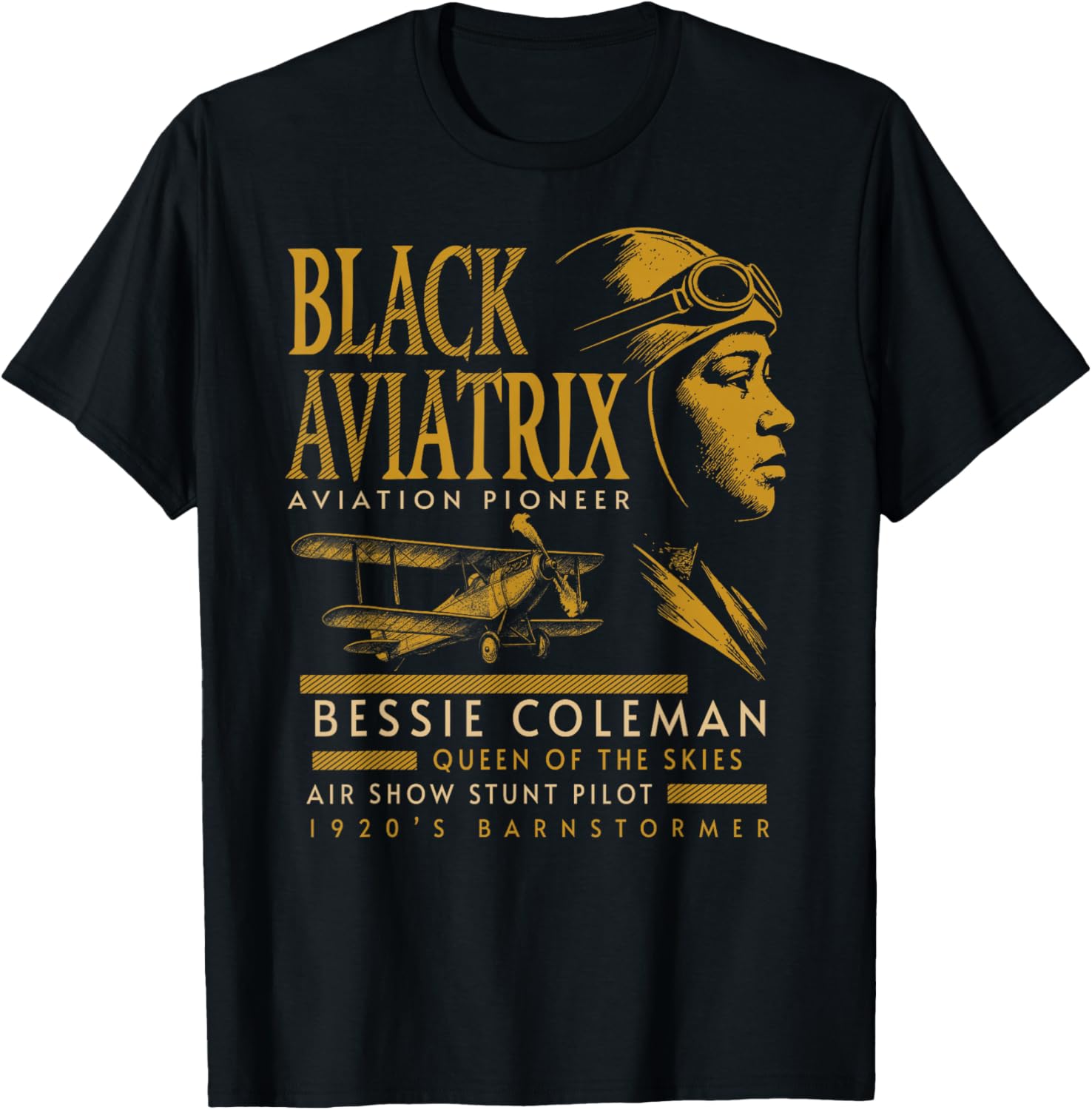 Bessie Coleman First Black Pilot Aviation Pioneer T-Shirt 5XL різнокольоровий
Bessie Coleman First Black Pilot Aviation Pioneer T-Shirt 5XL різнокольоровий