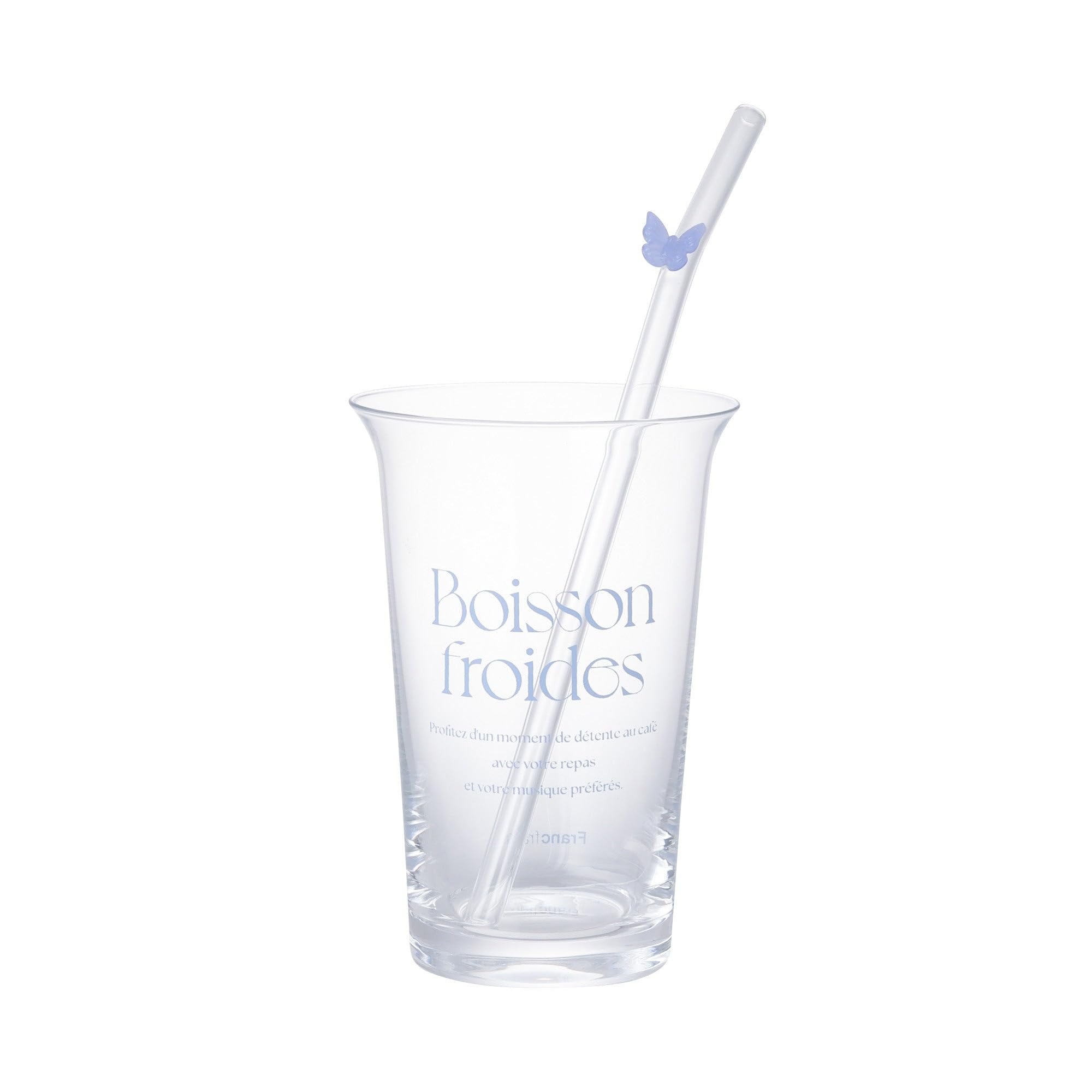 Francfranc Francfranc Typo Glass Tumbler with Straw Blue Cup New Life синий
Francfranc Francfranc Typo Glass Tumbler with Straw Blue Cup New Life синий