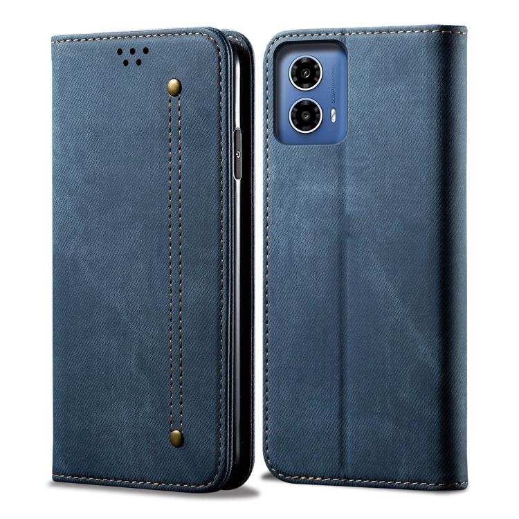 Чохол-книжка зі шкіри з текстурою деніму For Motorola Moto G85 синій
Чохол-книжка зі шкіри з текстурою деніму For Motorola Moto G85 синій