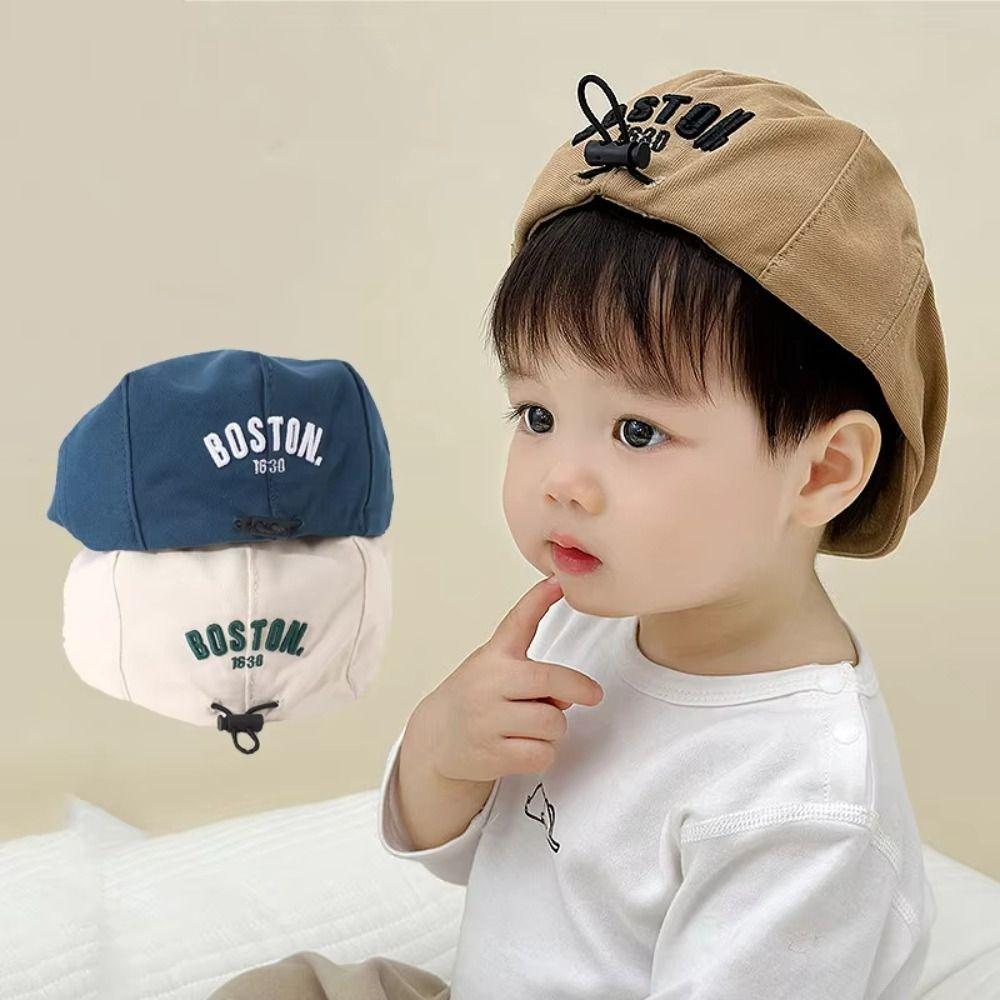 Embroidered Letter Kids Peaked Cap Drawstring Newsboy Cap Retro Baby Beret Hat Spring бежевий
Embroidered Letter Kids Peaked Cap Drawstring Newsboy Cap Retro Baby Beret Hat Spring бежевий