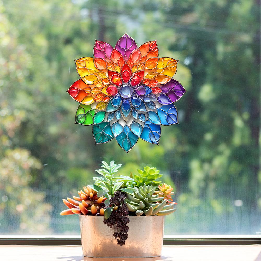 Colorful Mandala Balcony Glass Window Home Beautification and Decoration Electrostatic Window Stickers
Colorful Mandala Balcony Glass Window Home Beautification and Decoration Electrostatic Window Stickers