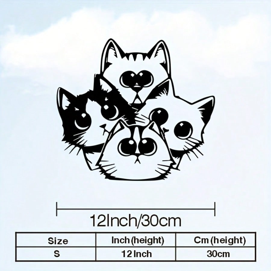 Vintage Cat Metal Wall Art Iron Sculpture Rust Resistant Home Decor Gift різнокольоровий
Vintage Cat Metal Wall Art Iron Sculpture Rust Resistant Home Decor Gift різнокольоровий