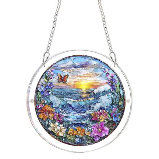 Acrylic Puzzle Suncatcher, Stained Glass Style Window Hanging Sun Catcher Panel, DIY Puzzle Jigsaw Art for Garden Home Decor, Gifts for Women Men Mom 18cm Z
Acrylic Puzzle Suncatcher, Stained Glass Style Window Hanging Sun Catcher Panel, DIY Puzzle Jigsaw Art for Garden Home Decor, Gifts for Women Men Mom 18cm Z