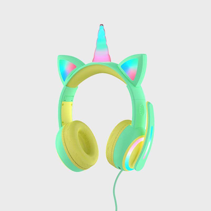 Bluetooth Luminous Cat Ear Unicorn Kids Headphones - Wireless, Stereo Sound
Bluetooth Luminous Cat Ear Unicorn Kids Headphones - Wireless, Stereo Sound