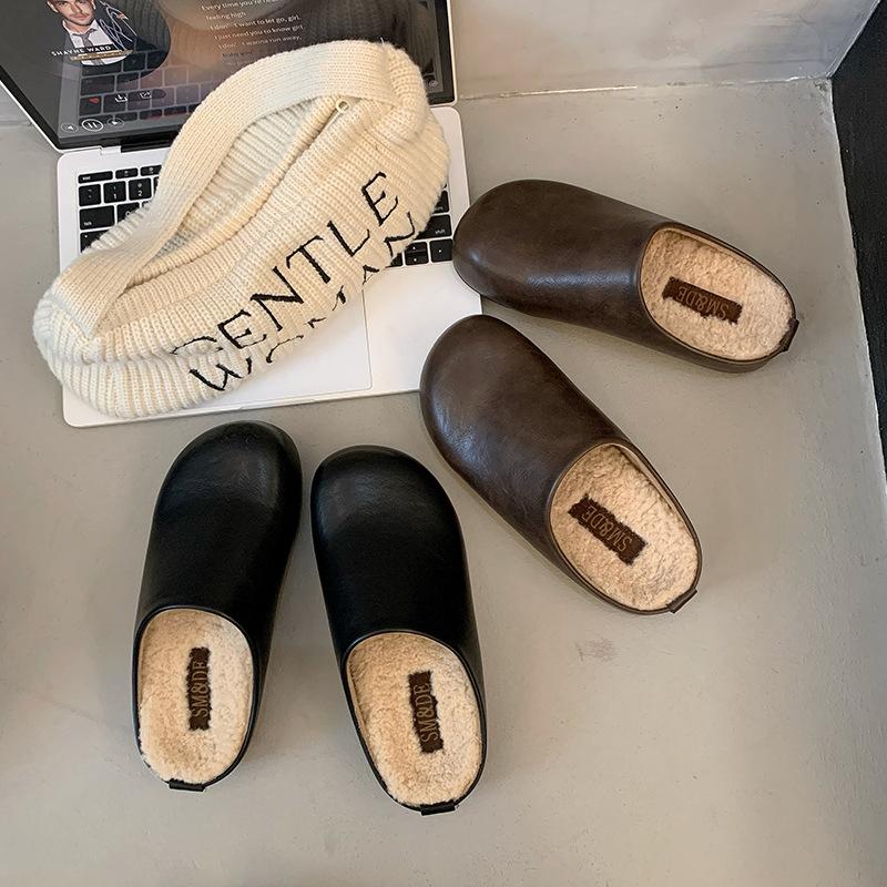 French Birkenstocks new round head half drag flat bottom empty single shoes wear lazy slippers fashion temperament half slippers 35
French Birkenstocks new round head half drag flat bottom empty single shoes wear lazy slippers fashion temperament half slippers 35
