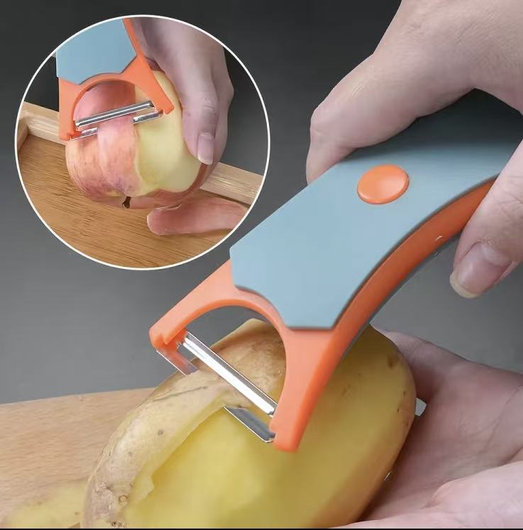 2 in 1 Stainless Steel Fruit & Vegetable Peeler – Peeling + Serrated Blades 1 зелений
2 in 1 Stainless Steel Fruit & Vegetable Peeler – Peeling + Serrated Blades 1 зелений