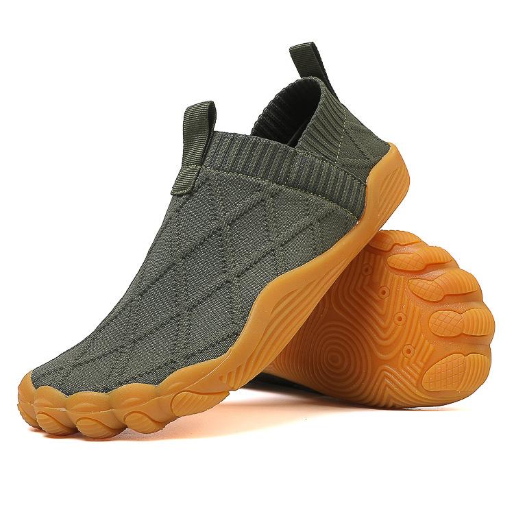 Men s outdoor casual shoes wide head barefoot shoes non-slip beef tendon rubber shoes one pedal men s casual shoes outdoor sports shoes 39 зелений
Men s outdoor casual shoes wide head barefoot shoes non-slip beef tendon rubber shoes one pedal men s casual shoes outdoor sports shoes 39 зелений