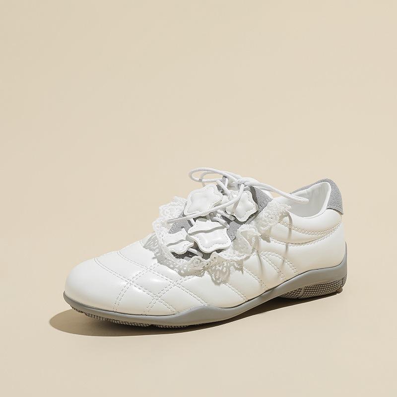 Cowhide version spring new oblique belt niche design sports style casual shoes comfortable ballet women s shoes 35 белый
Cowhide version spring new oblique belt niche design sports style casual shoes comfortable ballet women s shoes 35 белый
