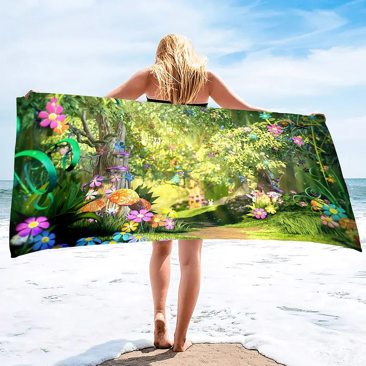 Plush Oversized Beach Towel Forest Print Pool Towels,Large Summer Cabana Swimming Towel Cool Travel Pool Towel for Adults Kids W40*H60(CM)
Plush Oversized Beach Towel Forest Print Pool Towels,Large Summer Cabana Swimming Towel Cool Travel Pool Towel for Adults Kids W40*H60(CM)