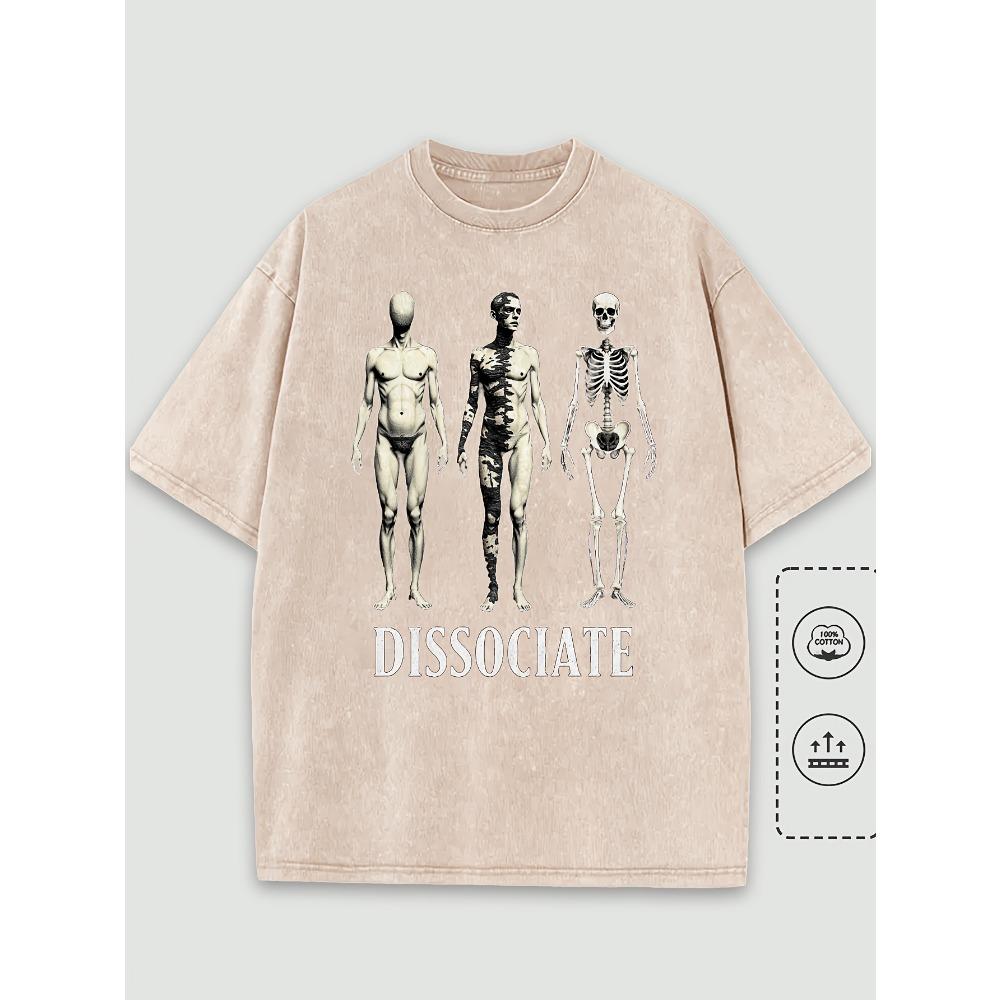 Men S Dissociate Skeleton Graphic T-Shirt Cotton, Loose Fit, Round Neck, Short Sleeve, Creative Print, Streetwear, S
Men S Dissociate Skeleton Graphic T-Shirt Cotton, Loose Fit, Round Neck, Short Sleeve, Creative Print, Streetwear, S