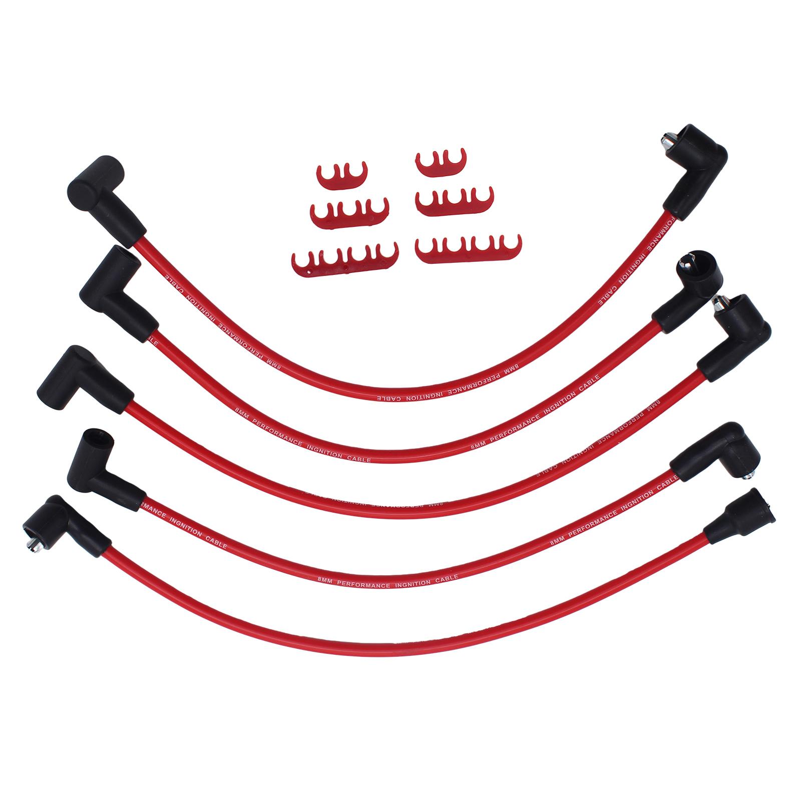 Precisions Ignitions Wires with 90 Degree Elbow Heat Resistant Spark Plugs Wire set for 4 Cylinders Engines in Antique Cars 1
Precisions Ignitions Wires with 90 Degree Elbow Heat Resistant Spark Plugs Wire set for 4 Cylinders Engines in Antique Cars 1
