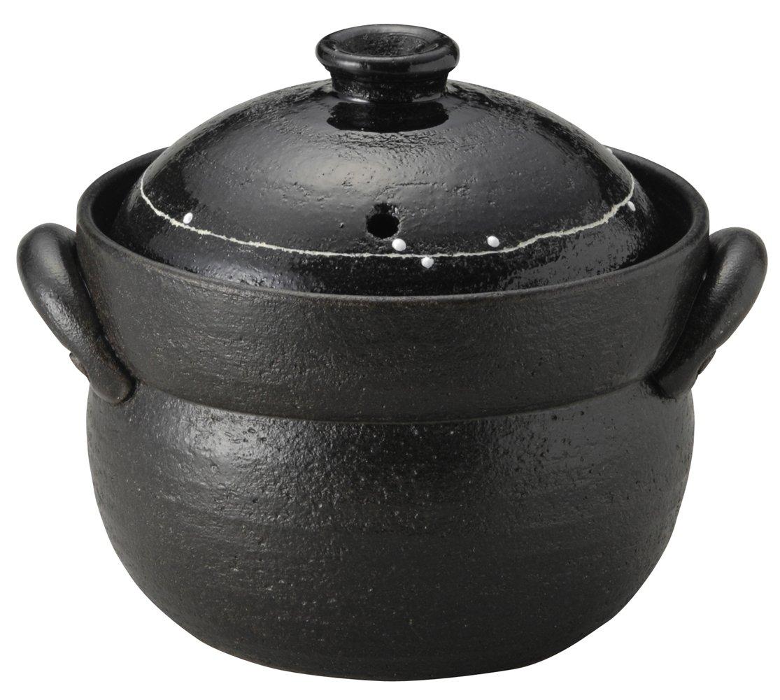 Banko Ware Rice Black Glaze with Line 13433 Cooker, 2-cup Capacity, Pattern, чёрный
Banko Ware Rice Black Glaze with Line 13433 Cooker, 2-cup Capacity, Pattern, чёрный