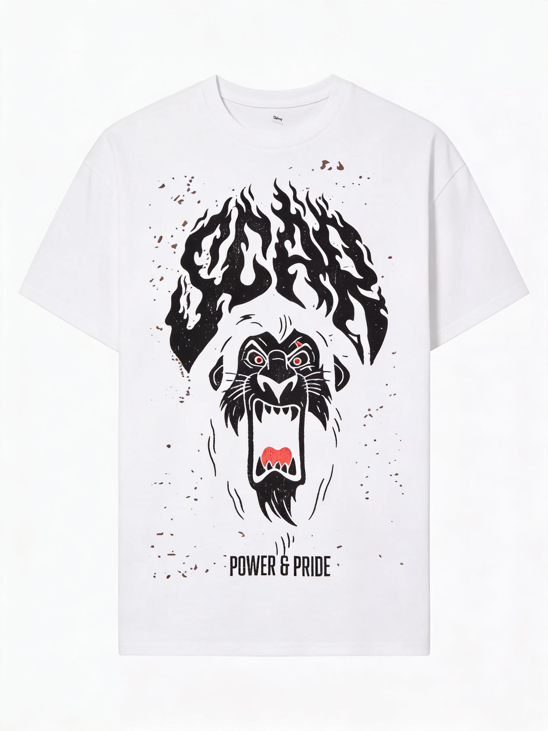New Fashion Lion King Scar Power Pride Print High Quality Womens Short Sleeve Loose Casual TShirt S
New Fashion Lion King Scar Power Pride Print High Quality Womens Short Sleeve Loose Casual TShirt S