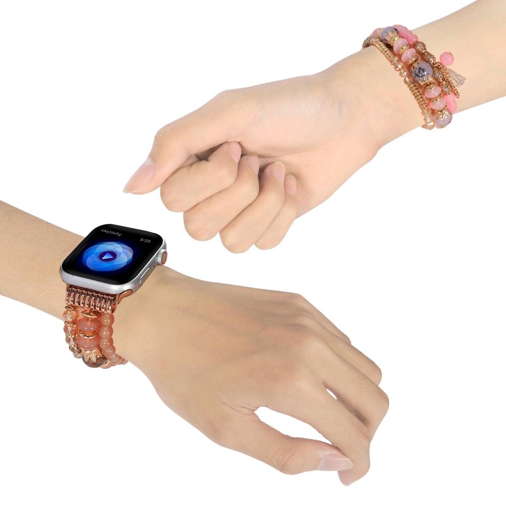 For Apple Watch Series 10 42mm/9 8 7 41mm/6 5 4 SE SE (2022) SE (2023) 40mm/3 2 1 38mm Stylish Agate+Stainless Steel Bracelet Watch Strap Watch Band Black
For Apple Watch Series 10 42mm/9 8 7 41mm/6 5 4 SE SE (2022) SE (2023) 40mm/3 2 1 38mm Stylish Agate+Stainless Steel Bracelet Watch Strap Watch Band Black