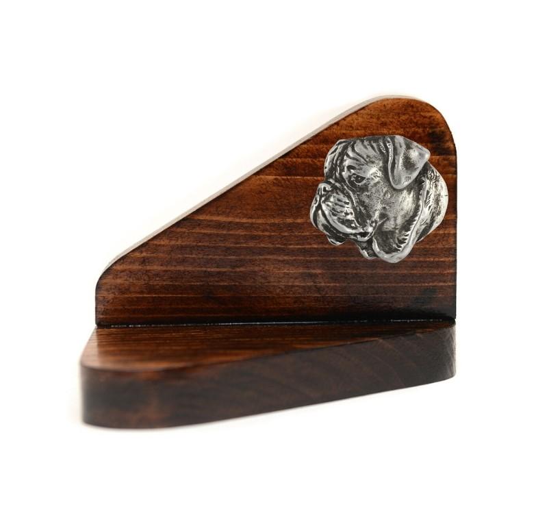 Bullmastiff II - wooden candle holder with a dog, tealight holder, a memorial place for a dog by Art-Dog brand коричневий
Bullmastiff II - wooden candle holder with a dog, tealight holder, a memorial place for a dog by Art-Dog brand коричневий