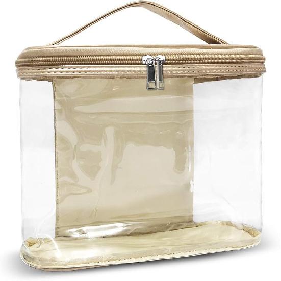 Косметичка, Портативный Прозрачный Туалетный Кейс Сумка для Макияжа Ручная Кладь Прозрачный ПВХ Чехол Сумка Органайзер для Хранения с Ручкой-Ремешком для Женщин Мужчин Поездка Gold 1PACK
Косметичка, Портативный Прозрачный Туалетный Кейс Сумка для Макияжа Ручная Кладь Прозрачный ПВХ Чехол Сумка Органайзер для Хранения с Ручкой-Ремешком для Женщин Мужчин Поездка Gold 1PACK
