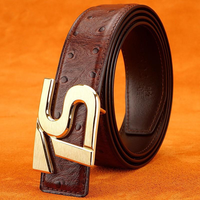 Tushi Authentic Stainless Steel Smooth Buckle Ostrich Pattern Men s Top Cowhide Belt Youth Business Pants 125cm
Tushi Authentic Stainless Steel Smooth Buckle Ostrich Pattern Men s Top Cowhide Belt Youth Business Pants 125cm